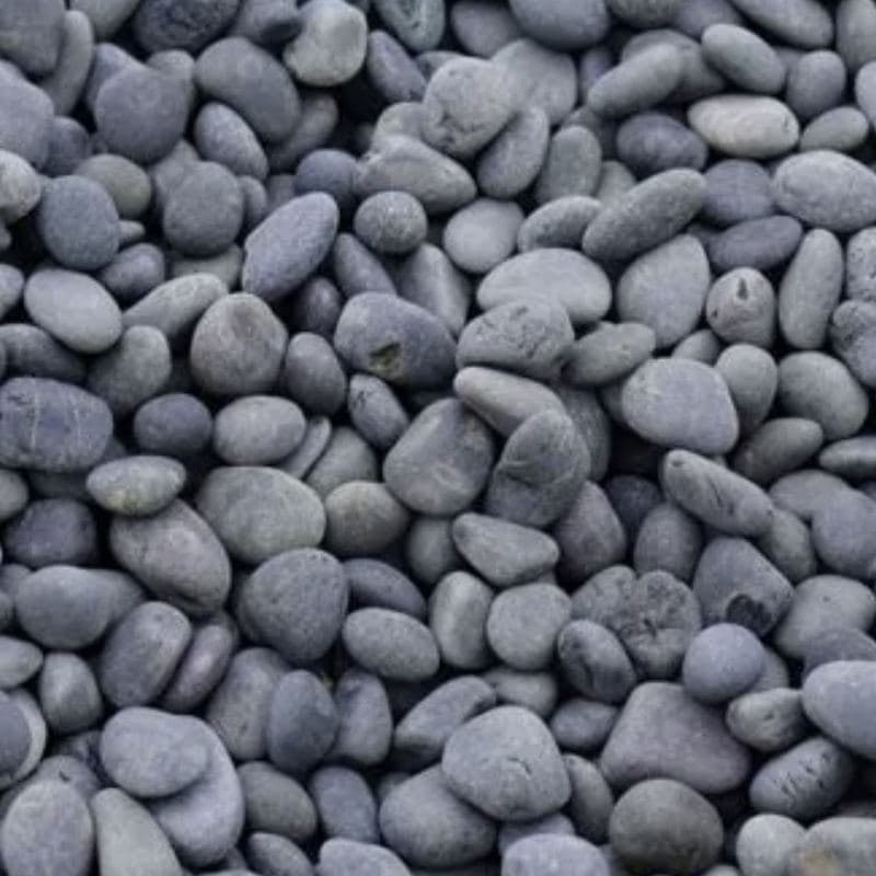 Black Mexican beach pebbles