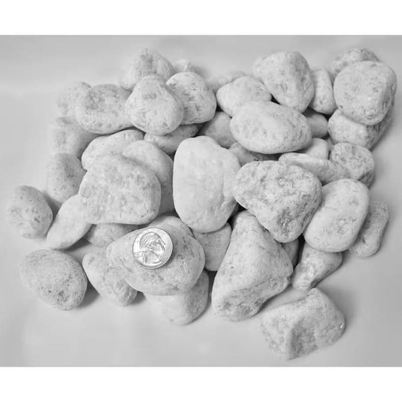 White marble chips